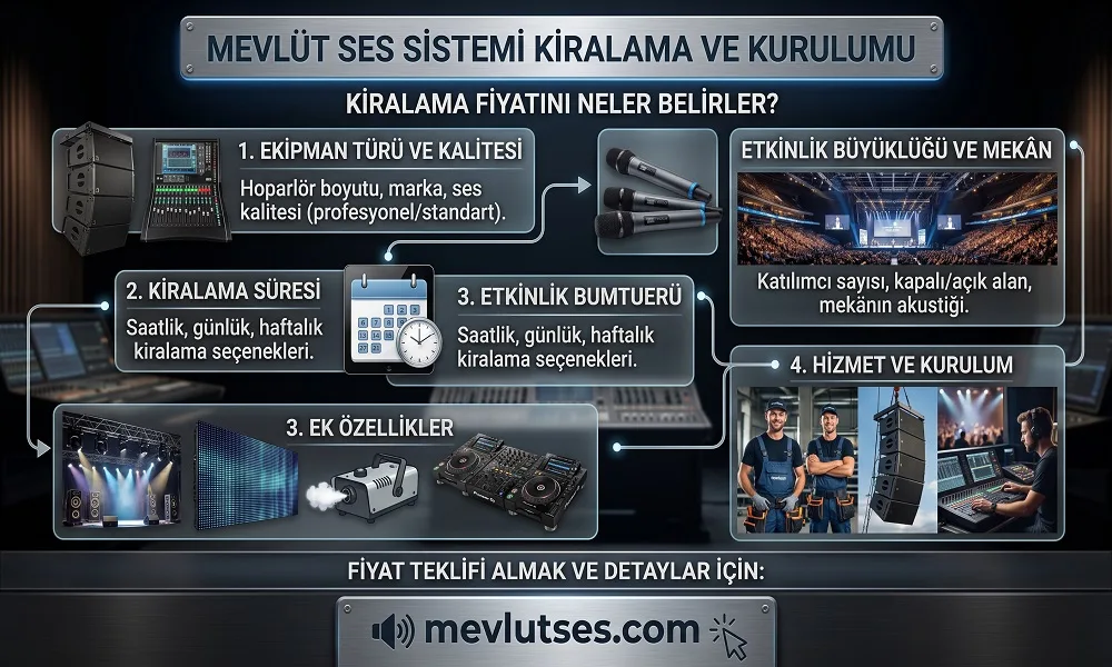 Mevlüt Ses Sistemi Kiralama Mevlüt Ses Sistemi Kiralama İstanbul
